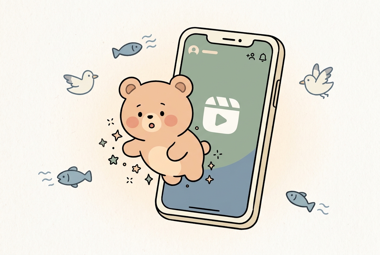 인스타 릴스 곰 사고